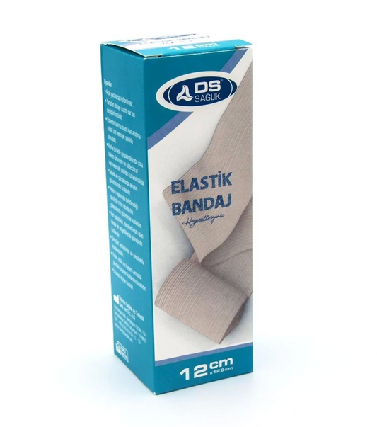 DS Elastik Bandaj Metal Kopçalı 12cm x 120cm