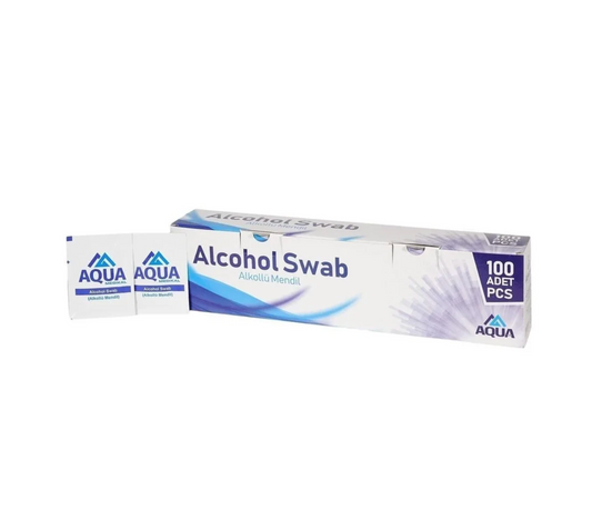 Aqua Alkol Swab Mendil 100'lük