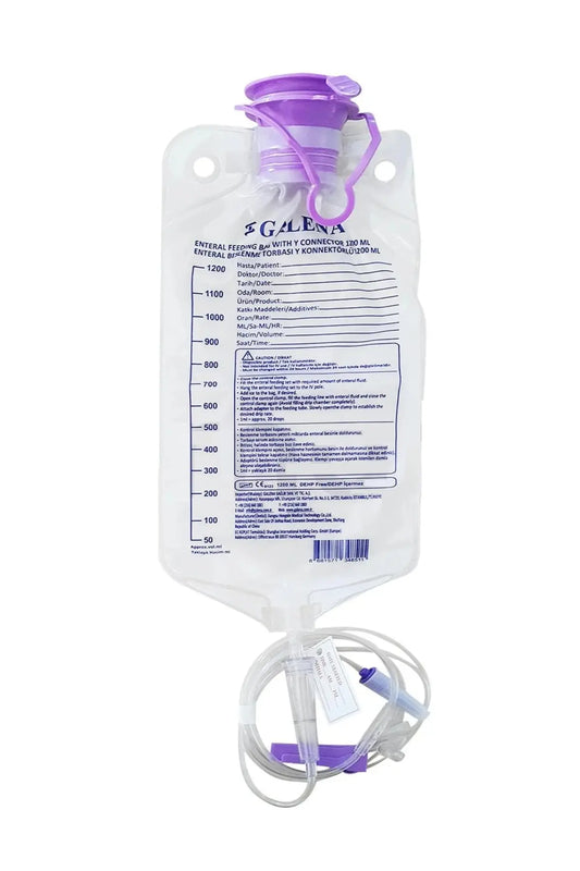 Galena Enteral Beslenme Torbası Y Konnektörlü 1200 ml (Gravity)