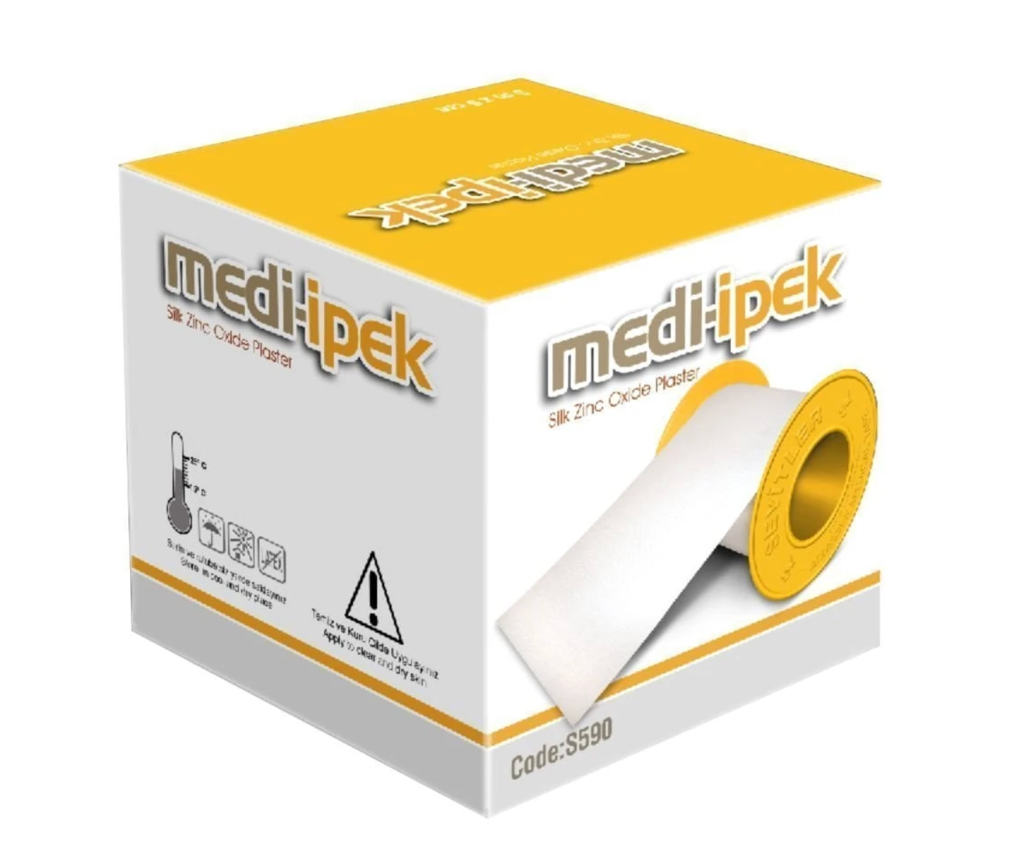 Medi İpek tıbbi flaster 5m x 2.5cm ipek sabitleme bandı