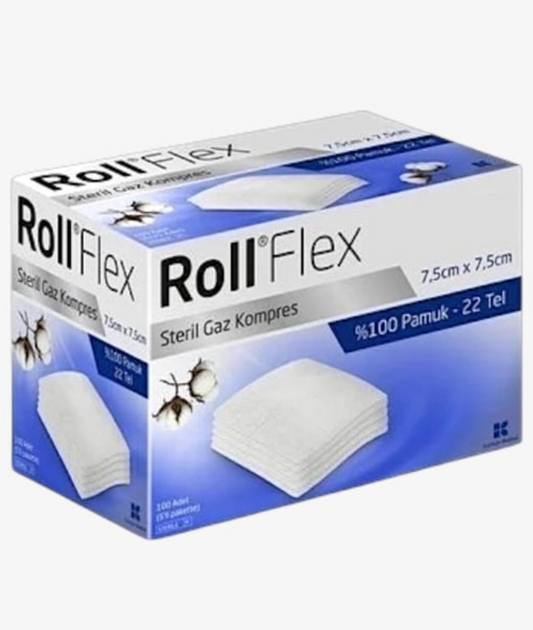 Roll Flex Steril 7,5 x 7,5 Spanç 100'lü
